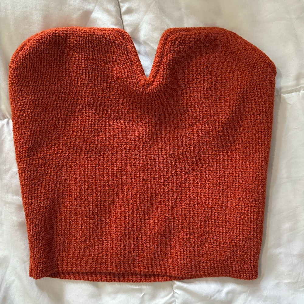 H&M Orange crop top